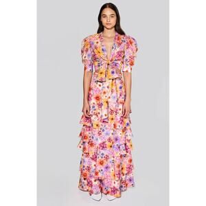 Fasce Sol Naciente Skirt | Giverny Floral Size Small